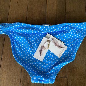NWT Jessica Simpson polka dot bikini bottom